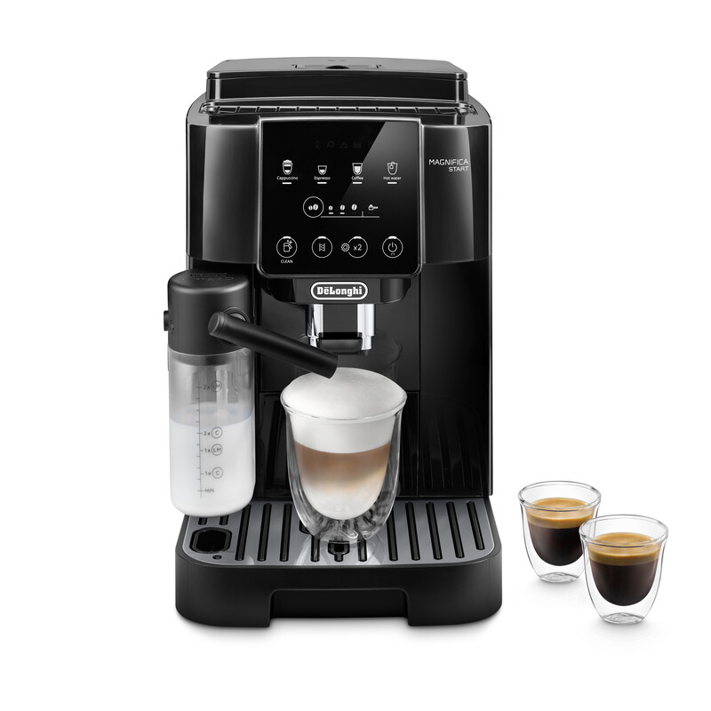 De'Longhi Kaffeevollautomat mit Touch-Display Start Latte Schwarz