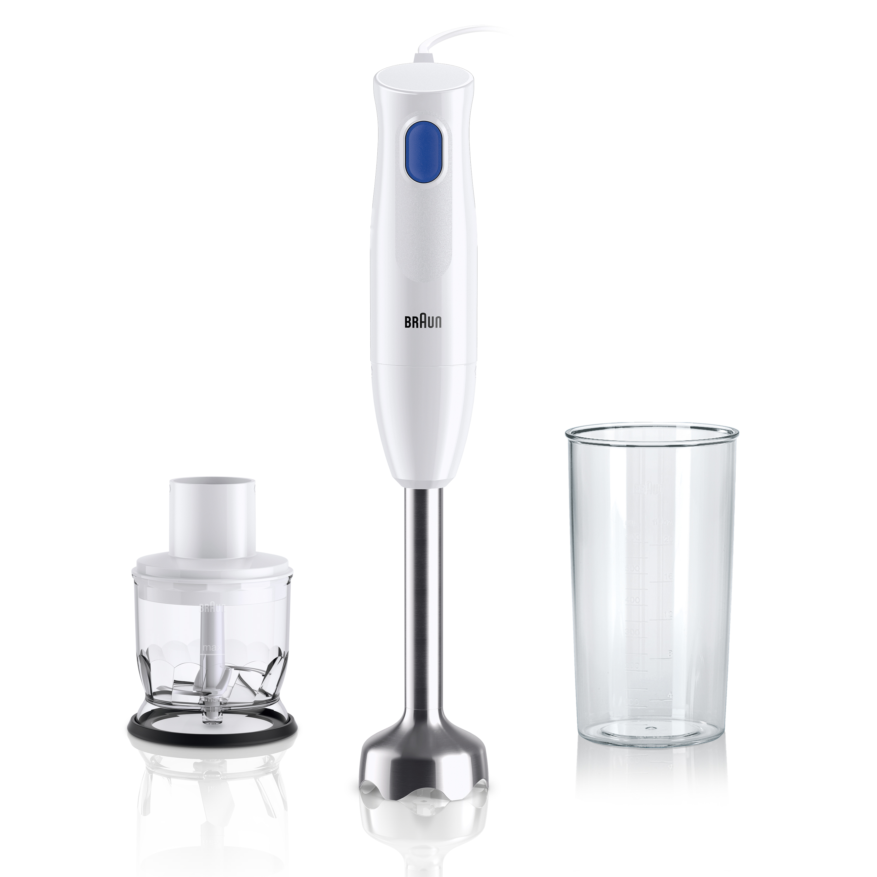 Braun Multiquick 1 Minipimer 450W 0.6L con accessori