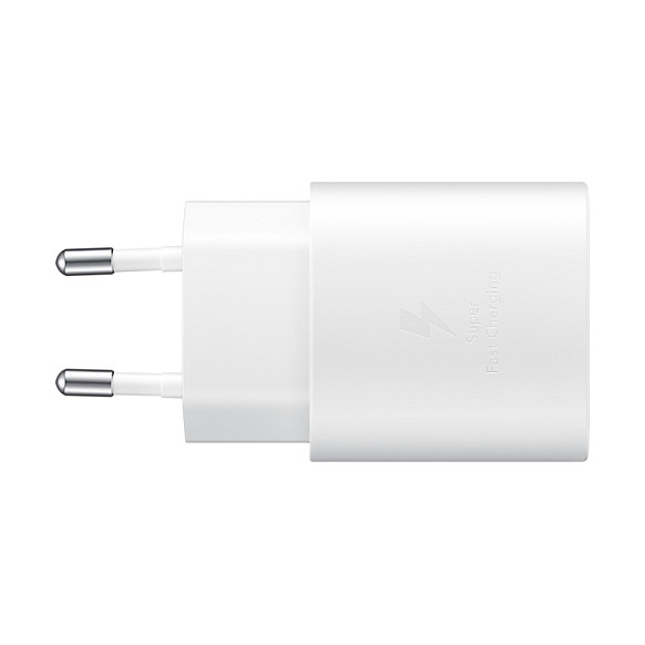 Caricatore rapido Samsung 25W Alimentatore Type-C bianco (Retail)