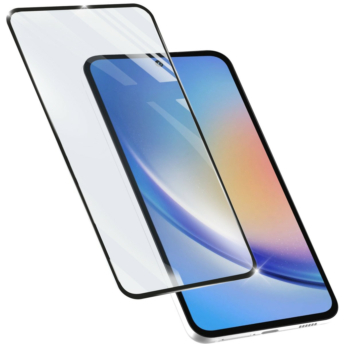 Protezione schermo Cellularline in vetro temperato per Samsung Galaxy A35 / A55