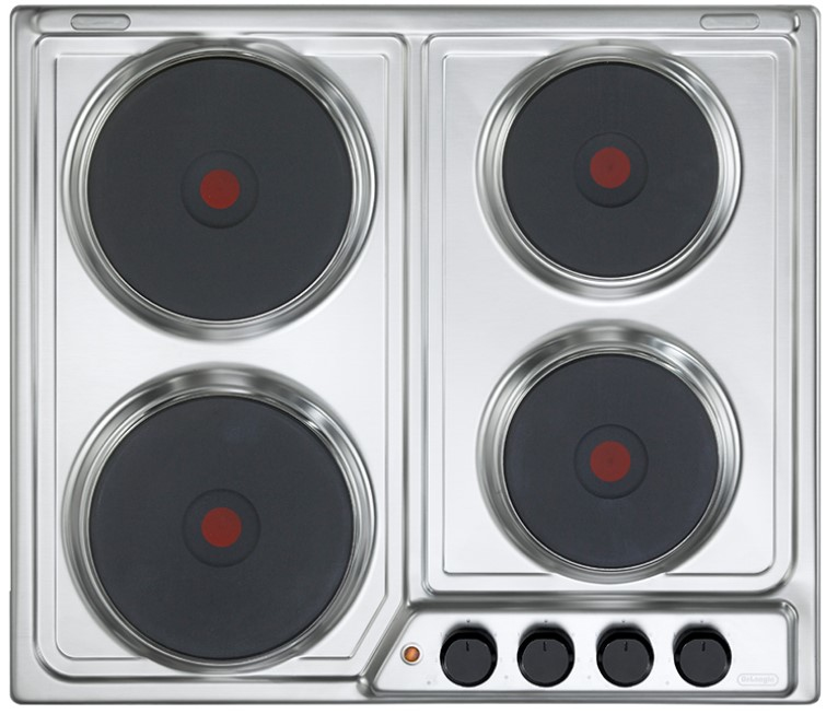DE LONGHI Elektrokochfeld 60cm 4 Zonen Edelstahl