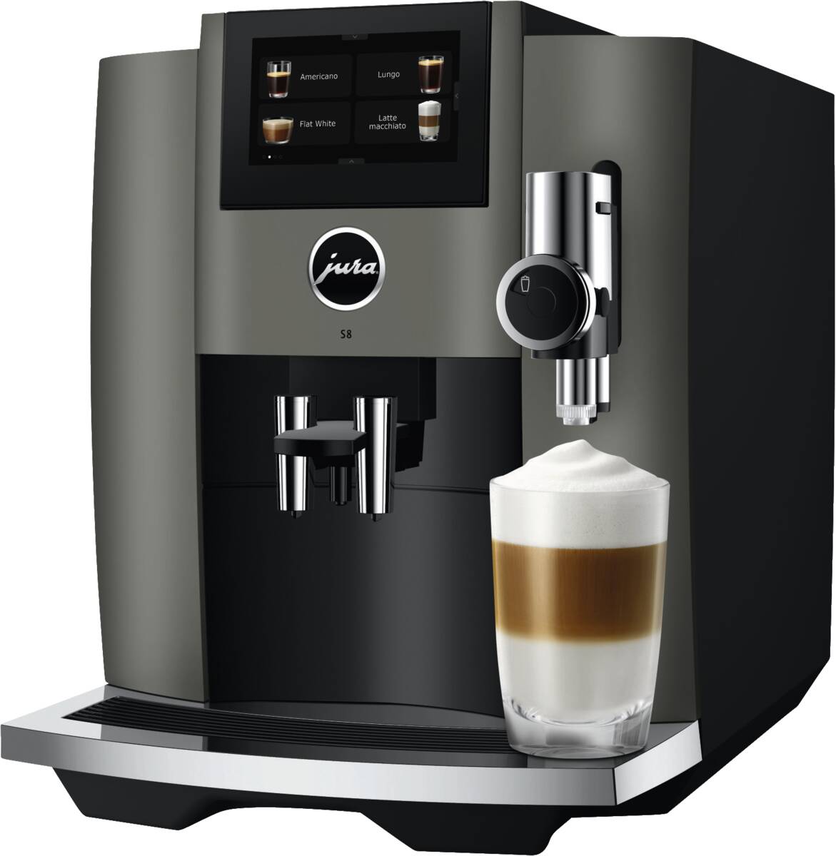JURA Kaffeevollautomat S8 (EB) Dark Inox