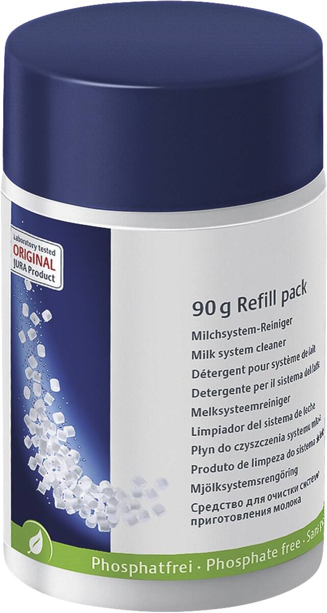 Detergente per sistema latte Mini-Tabs 90g (Flacone di ricarica)