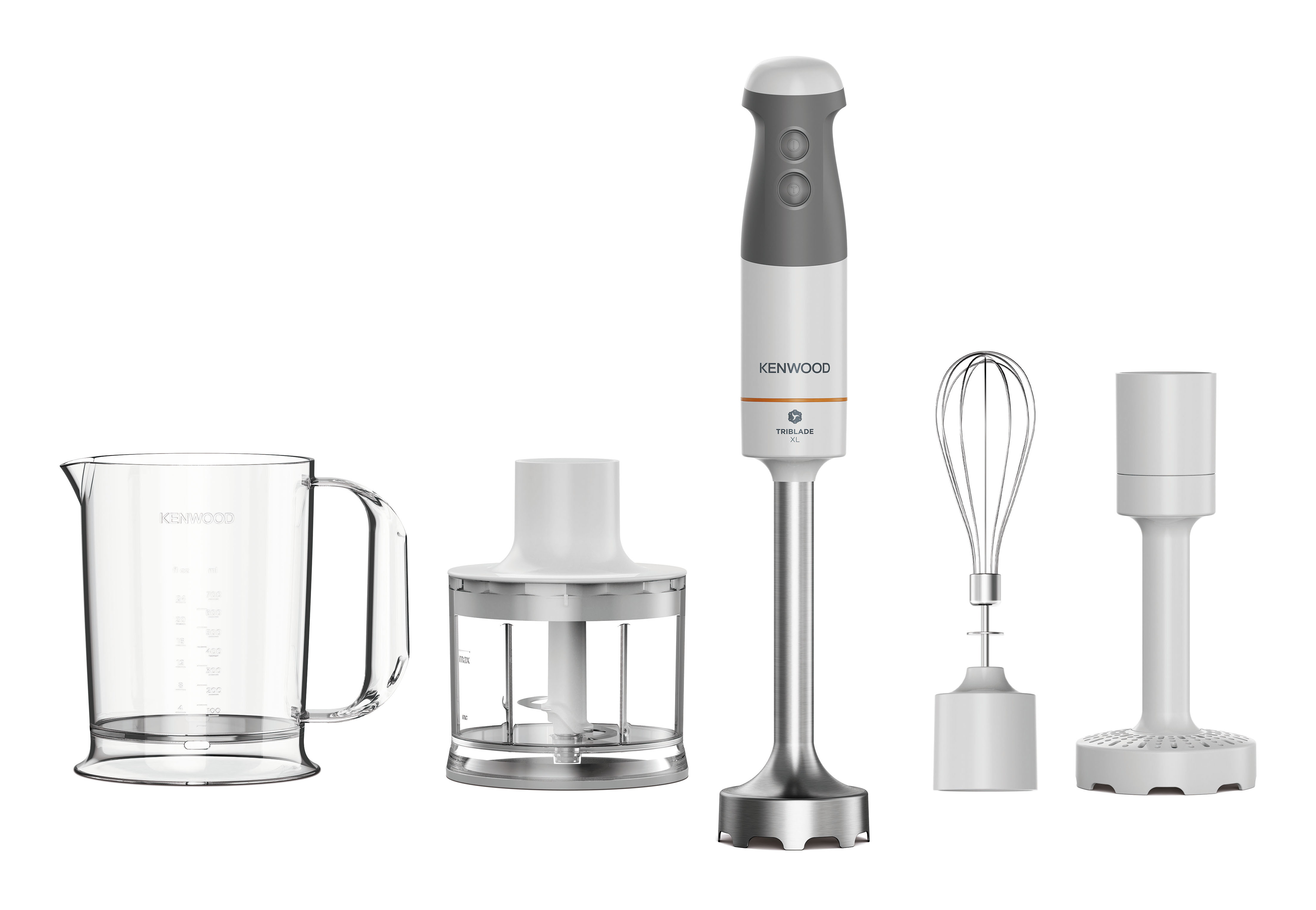 KENWOOD Frullatore a immersione 850W 2 velocità Triblade XL bianco