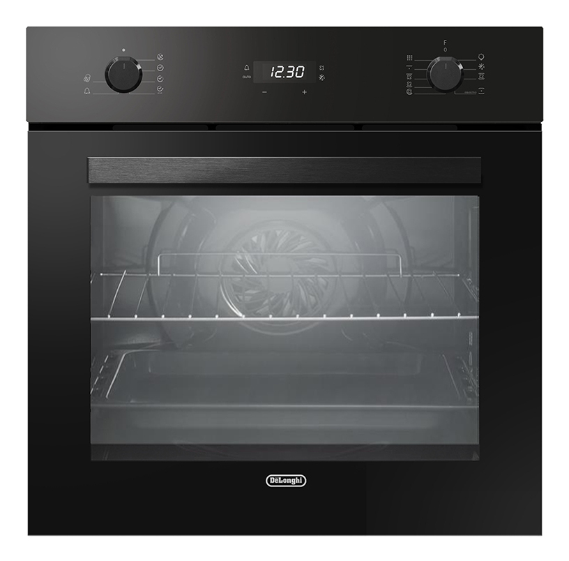 De Longhi Backofen 60cm 70L Multifunktion 9 Pyrolytisch Schwarz